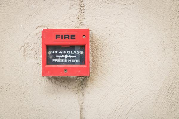Fire Glass Fire Alarm
