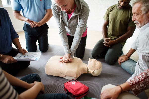 First Aid Instruction in CPR