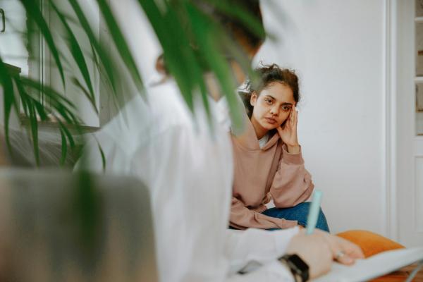 Woman workers discusses mental health