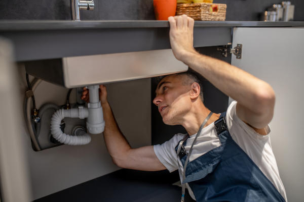 Plumber construction safety